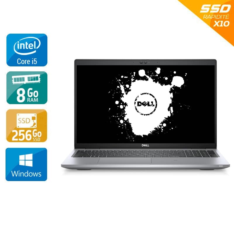 Dell Latitude 5520 15,5'' i5 Gen 11 - 8Go RAM 256Go SSD Windows 11 - Etat du Produit : État correct  État correctOccasion certifiée reconditionnée