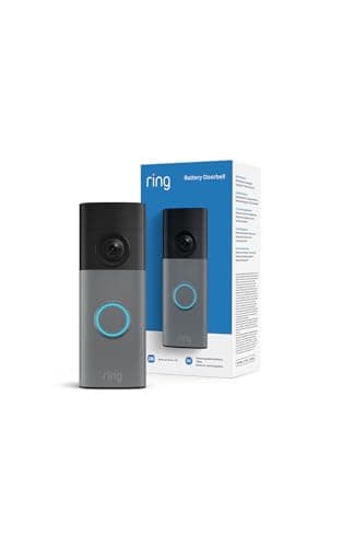 Ring sonnette vidéo sans fil (Battery Video Doorbell) (nouvelle génération) | Sonnette sans fil à installer soi-même | Retinal 2K | Zoom x6 | Batterie intégrée | Essai de 30 jours à l’abonnement Ring