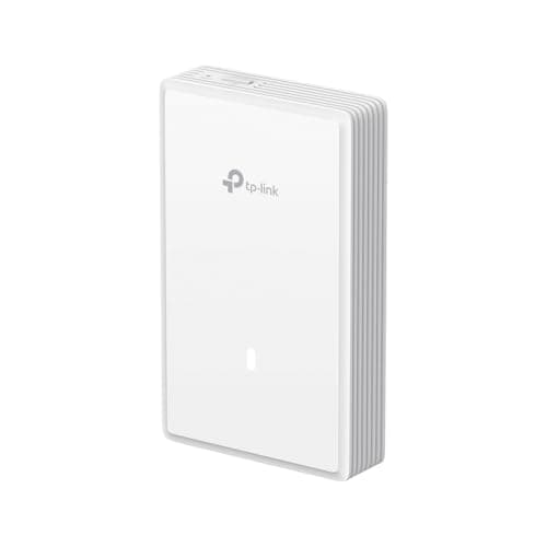TP-Link EAP725-Wall BE3600 Point d'accès WiFi 7, points d'accès sans fil Gigabit double bande, maille Omada, entrée alimentée par PoE 2,5 G, itinérance transparente, 1 × 2,5 G + 2 ports Gigabit, idéal