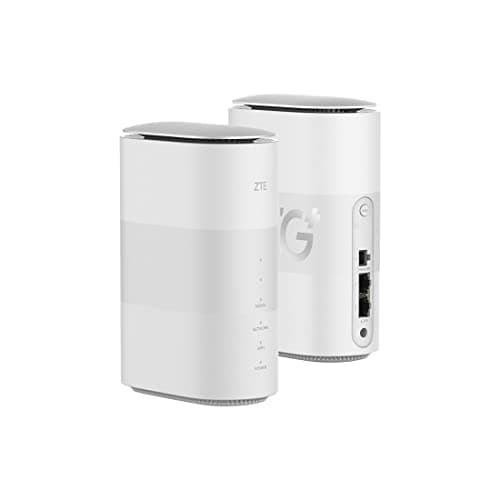 ZTE 5G CPE MC801A, routeur Domestique WiFi débloqué 5G, Wi-FI Rapide 6, jusqu'à 3,8 Gbit/s, Design Haut de Gamme avec Faible consommation d'énergie, Prise EU