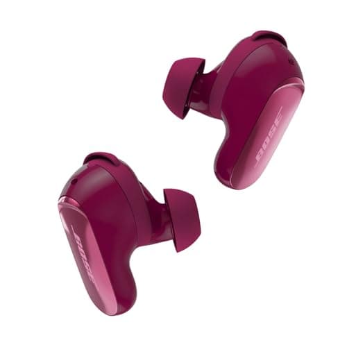 Bose QuietComfort Ultra Écouteurss (2e gén), écouteurs sans Fil à réduction de Bruit, Jusqu’à 6 Heures d’autonomie, Indice de Protection IPx4, Son immersif, Basses Profondes, Prune Intense