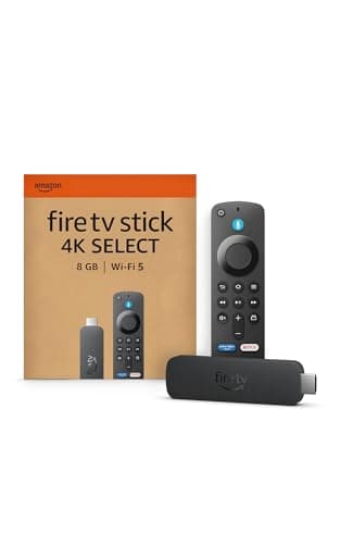 Amazon Fire TV Stick 4K Select (nouvelle génération) : découvrez le streaming en 4K, regardez des centaines de milliers de films et d'épisodes TV, et trouvez vos séries plus rapidement avec Alexa+