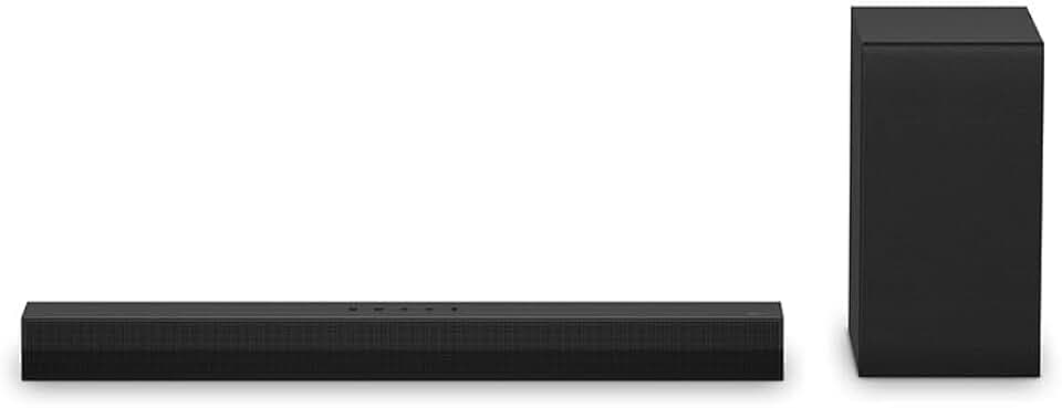 LG S40T - Barre de Son Intelligente, 300 W, 2.1 canaux, Son Surround Dolby Digital et DTS, Large connectivité, HDMI, Bluetooth, USB, entrée Optique, Noir
