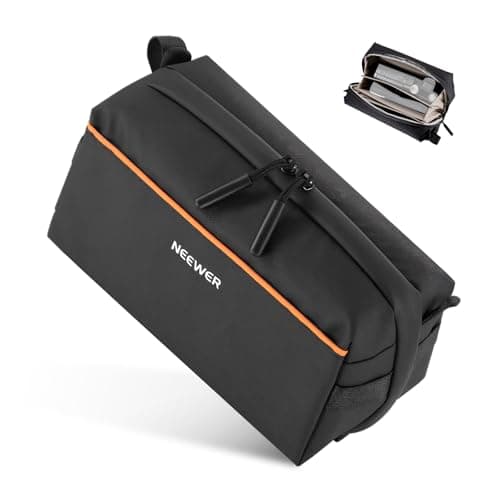 NEEWER Pochette Tech, étui de Rangement étanche pour Appareil électronique, Sac Transport avec Plusieur Compartiment & Bandoulière pour Accessoire Photo & Carte SD, Câble de Batterie & Chargeur, PB024