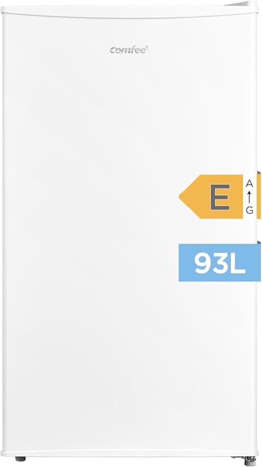 Comfee' RCD93WH2(E) Réfrigérateur à une porte, 93 L, Contrôle de la température, Pose libre sous le comptoir, Silencieux, Blanc