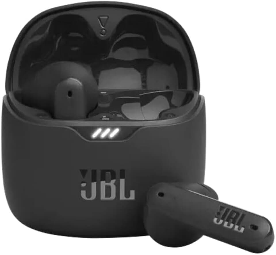 JBL Tune Flex TWS Black - Écouteurs sans fil à réduction de bruit - Pur Son JBL - Jusqu'à 32 hrs d'autonomie