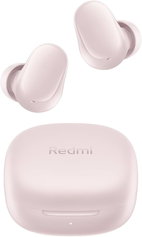 XIAOMI Redmi Buds 6 Play, Écouteurs sans Fil, autonomie 7,5h+36h, Rose | Transducteur 10 mm, 5 modes EQ, charge de 10 min pour 3 h d’écoute, quotidien et sport