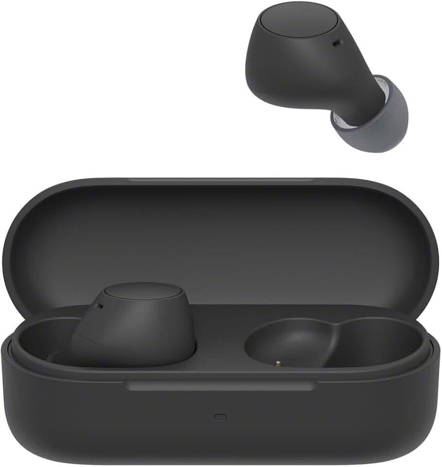 Sony WF-C510 Truly Wireless - Ecouteurs Intra-Auriculaires Bluetooth, Petits, Légers, Connexion Multipoint, Son Ambiant, IPX4, Spotify Tap, Charge Rapide, Batterie jusqu'à 22h, iOS et Android – Noir
