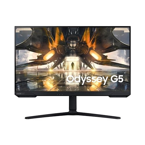 Samsung Ecran PC Odyssey G50A -32'' 165Hz, 1ms, Dalle IPS, Résolution WQHD 2560x1440, 2500:1, 300cd/m2, Compatible G-SYNC, AMD FreeSync Premium, Pied Ajustable,HDMI, DisplayPort