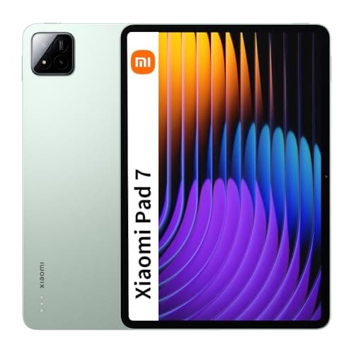 XIAOMI Pad 7 Tablet,8GB+256GB Vert, écran de 11.2" capacité de Batterie 8850 mAh, Snapdragon 7, Android 15, Appareil Photo Principal 13 MP, sans Chargeur
