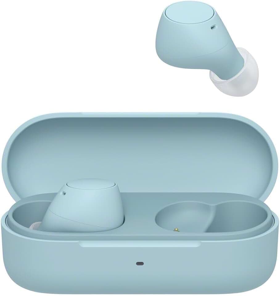 Sony WF-C510 Truly Wireless - Ecouteurs Intra-Auriculaires Bluetooth, Petits, Légers, Connexion Multipoint, Son Ambiant, IPX4, Spotify Tap, Charge Rapide, Batterie jusqu'à 22h, iOS et Android – Bleu
