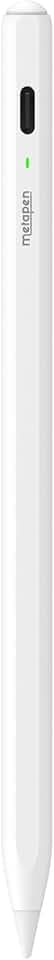 Metapen Air 8 Stylet pour iPad 2018-2026，Pencil iPad A16/11/10/9/8/7，Mini 5/6,Air 3/4/5/M2/M3/M4，Pro M5/M4/11/12.9/13"，Stylet iPad avec Précision de Pixe，stylo à 2X Charge Rapide, Rejet de Palme ClimeCo Certified
