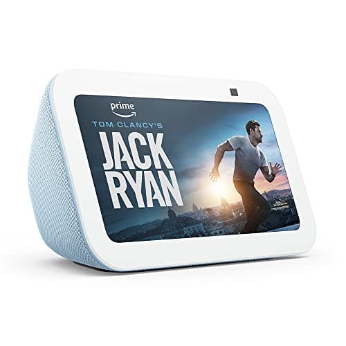 Echo Show 5 (Nouvelle génération) | Écran tactile connecté compact pour le contrôle de votre maison connectée et bien plus | Bleu-gris, avec accès anticipé à Alexa+