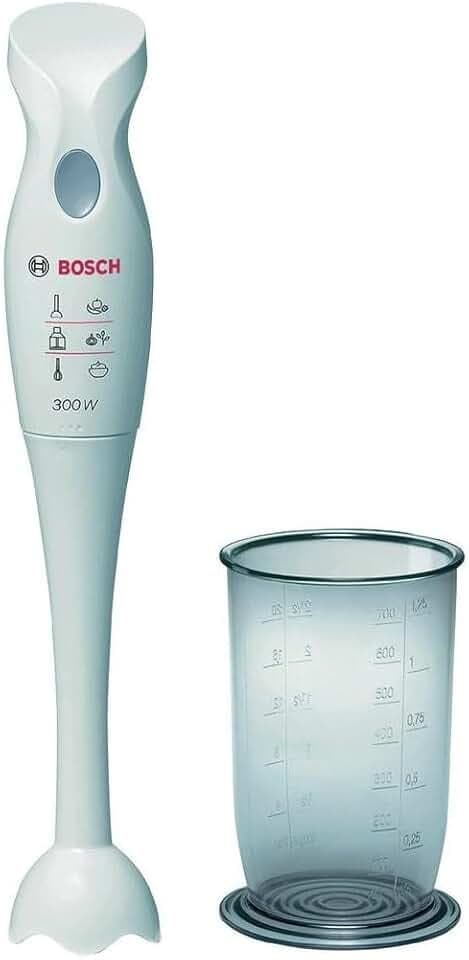 Bosch MSM6B150 Mixeur plongeant - pied mixeur puissant 300W - Blanc