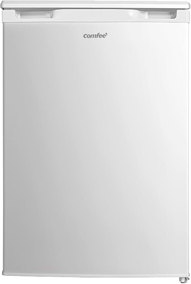 COMFEE 113L Petit Frigo, Réfrigérateur Congelateur avec Tiroir, Blanc | Combiné Compact, Inverter 35dB, Congélateur 4 Étoiles, Parfait pour Studio, Chambre ou Bureau