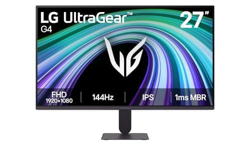 LG Moniteur Gaming Ultragear™ 27G411B-B.AEU | Série G4 (2026) | 27 Pouces | IPS 16:9 | 144Hz | 1ms (MBR) | FHD 1920x1080 | sRGB 99% | HDR10 | AMD FreeSync™ et NVIDIA G-Sync™