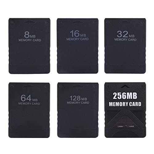 Fosa Playstation 2 Carte mémoire, 8M-256M Carte mémoire haute vitesse pour Sony PlayStation 2 Console PS2 Accessoires Jeux(256M)
