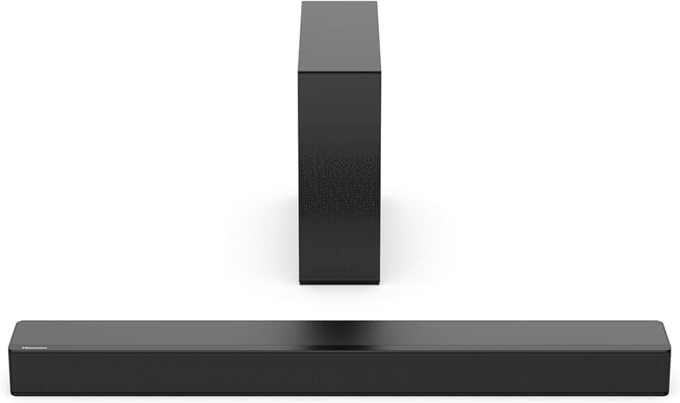 Hisense Barre de Son 2.1 CH 240W H210 - DTS Virtual X, Caisson de Basse sans Fil, HDMI Arc, Bluetooth, Noir