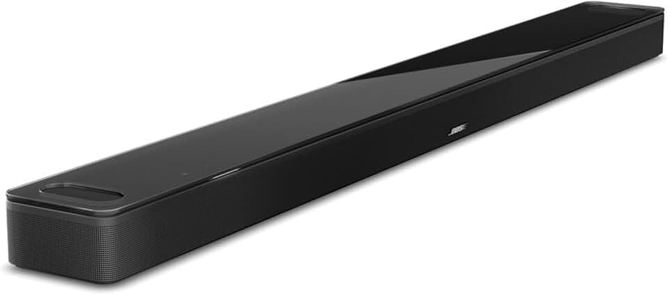 Bose Ultra Barre de Son Intelligente avec Dolby Atmos et Alexa, Système de Son Surround pour téléviseur, IA Bluetooth sans Fil, Noir
