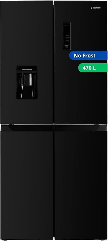 GEDTECH Réfrigerateur multi-portes GMP470BL 470L (301L + 169L) - No Frost - Noir