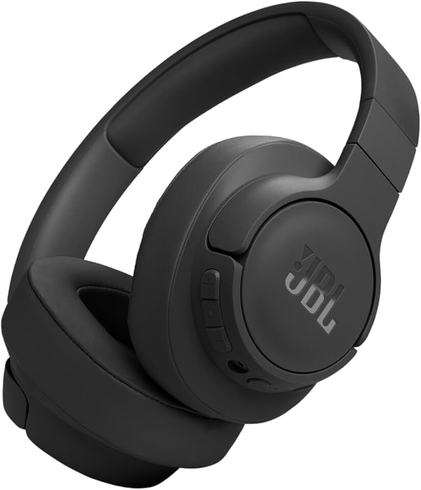 JBL Tune 770NC Casque supra-auriculaire sans fil, autonomie jusqu'à 70 h, Réduction de Bruit Adaptative, Smart Ambient, noir