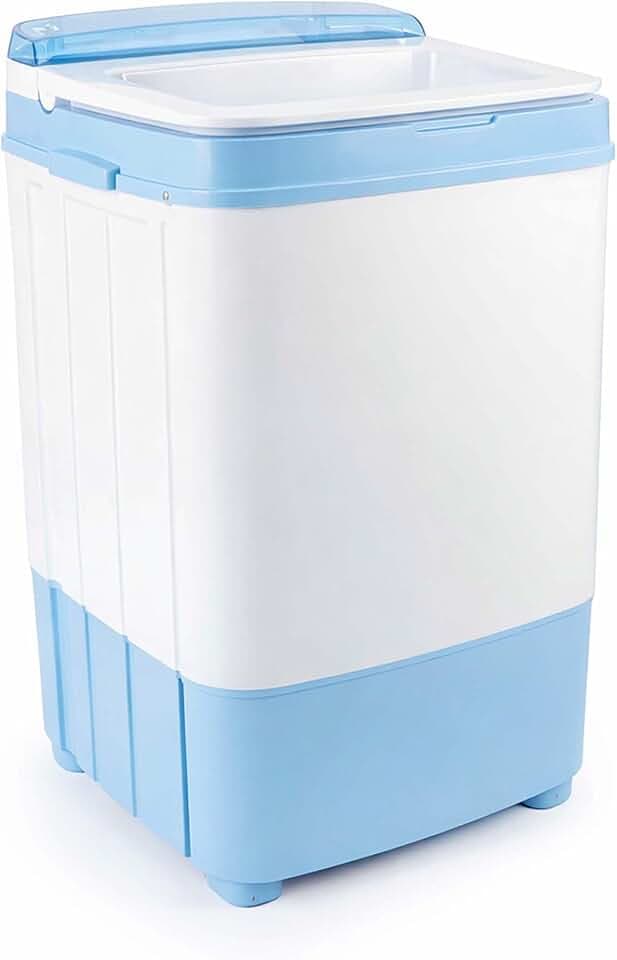 Wiltec Lave-linge camping jusqu'à 6,0 kg 280 W, mini lave-linge 37 x 38 x 66 cm pour laver et essorer, machine à laver de voyage avec minuterie