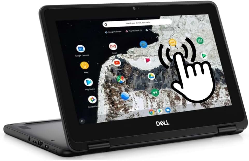 2019 Dell Chromebook 11 3100 avec Intel Celeron N4020 (11,6-pouces, 4 Go RAM, 32 Go SSD) (QWERTY Anglais) (Reconditionné)