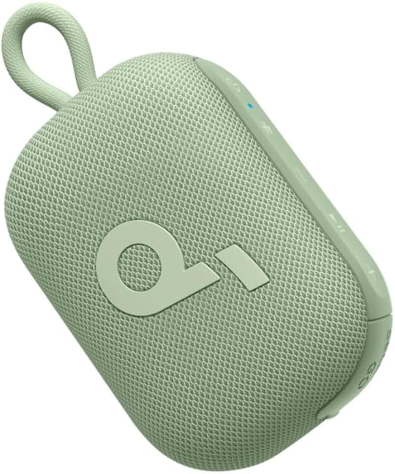 Soundcore Select 4 Go Enceinte Bluetooth Ultra Portable, Enceinte de Douche, 20h, IP67, Flottante, Son Puissant de 5W, Mini Enceinte Bluetooth Portable, pour intérieur, extérieur, randonnée et vélo ECOLOGO