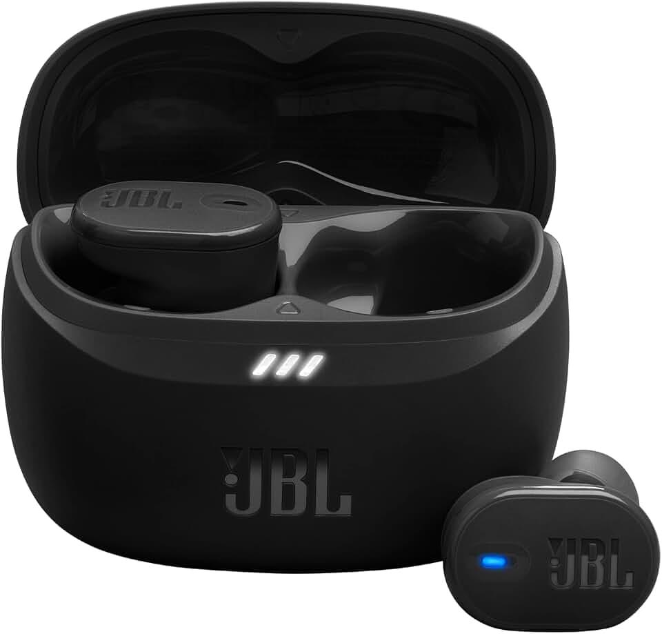 JBL Tune Buds 2, Écouteurs sans Fil avec Réduction de Bruit, Noir | Bluetooth 5.3, 48 heures d'autonomie, Étanchéité IP54 , Son Pure Bass de JBL, Connexion Multipoint