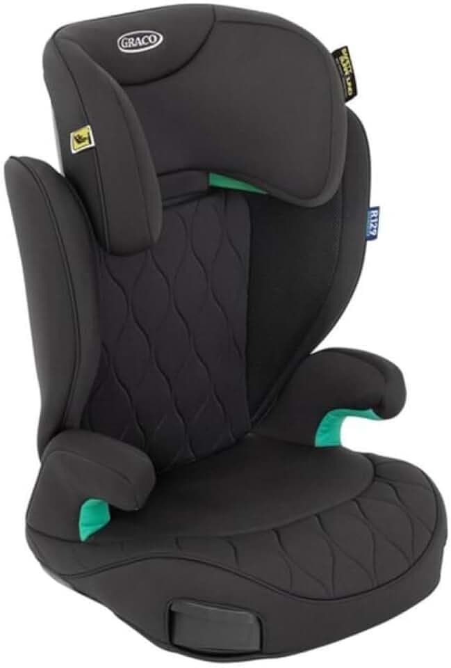 Graco Affix i-Size R 129, rehausseur de siège auto léger à dossier haut, stature de 100 à 150 cm (environ 3 ans 1/2 à 12 ans)