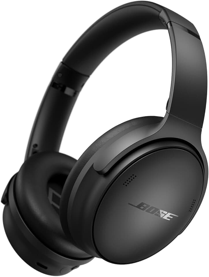 Bose QuietComfort SC Headphones, Casque sans Fil immersif à réduction de Bruit, Casque Supra-aural Bluetooth avec Micro intégré d’Une autonomie allant Jusqu’à 24 Heures, avec Étui Souple, Noir