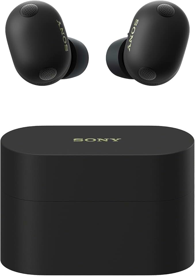Sony WF-1000XM6 écouteurs sans Fil à réduction de Bruit, Bluetooth, Intra-Auriculaires, Son High res Signature, appels clairs, égaliseur 10 Bandes, Batterie 24heures, IPX4, iOS et Android - Noir