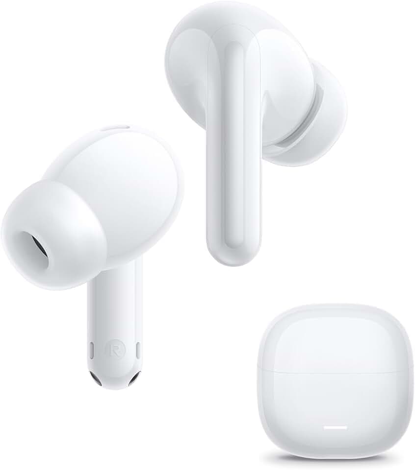 XIAOMI Redmi Buds 8 Lite, écouteurs sans Fil, réduction de Bruit, Blanc | ANC 42 dB, transducteur 12,4 mm, autonomie de 36 h, 5 modes EQ, Bluetooth 5.4