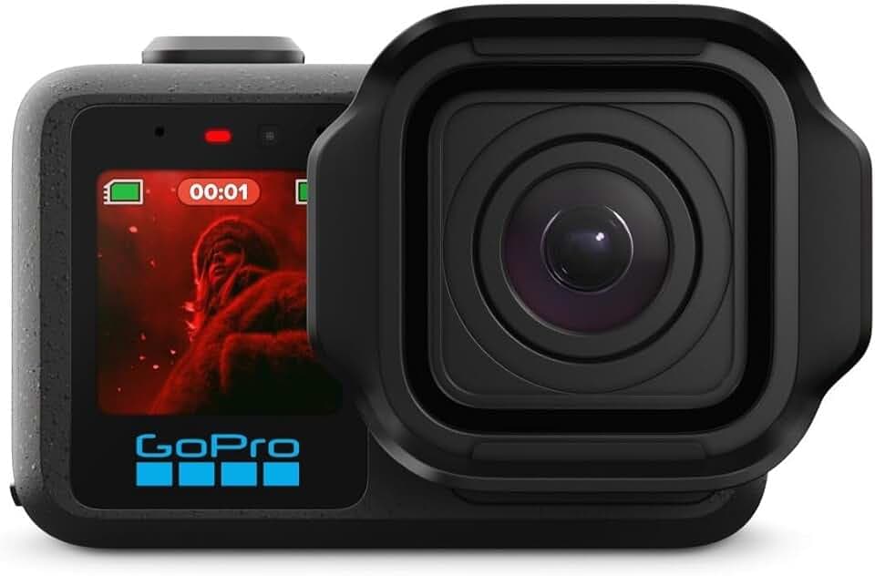 GoPro Mission 1 Pro - Caméra d'action cinéma compacte avec vidéo 8K60, capteur 1", Performances avancées en Basse lumière, Photos 50 MP, ralenti 960 IPS, stabilisation HyperSmooth