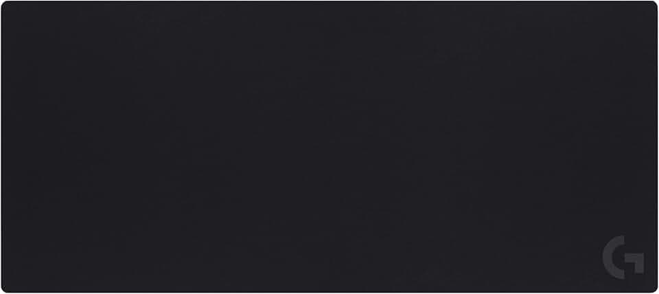 Logitech G G840 Gaming Mouse Pad XL | Ottimizzato per Sensori da Gioco, Attrito Moderato, Antiscivolo, Accessori Mac e PC, 900 x 400 x 3 mm - Nero