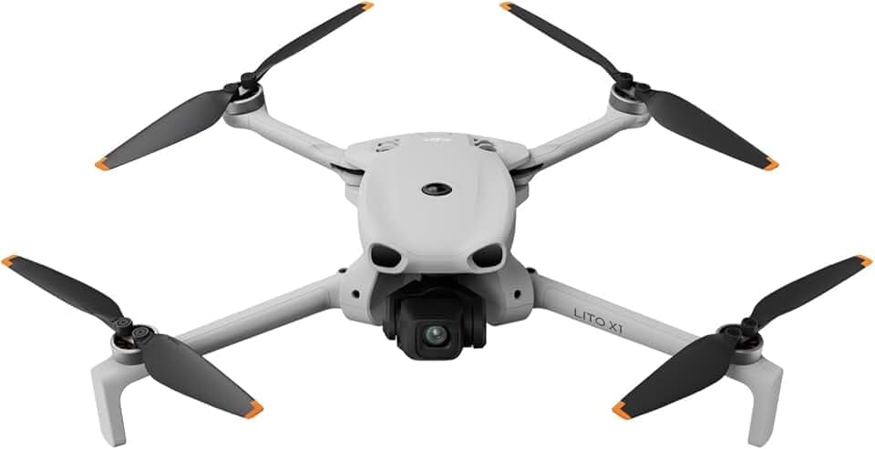 DJI Lito X1, drone caméra 4K pour débutants, Version améliorée de Mini 3 | Détection d'obstacles, ActiveTrack, capteur 1/1,3", adapté aux adultes, léger et pliable, Transmission vidéo 15 km, C0