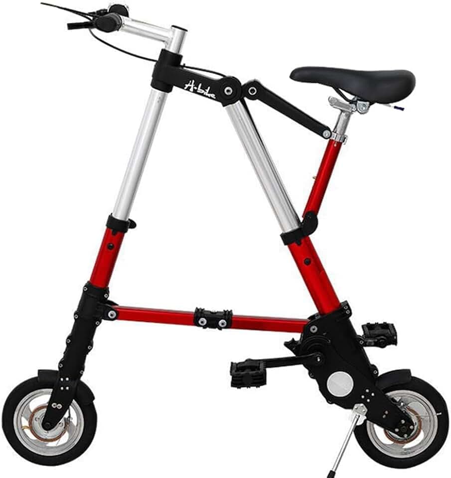Vélo Pliant 8 Pouces, Mini Vélo Pliant Portable, Vélo Pliant Ultraléger pour Adultes Et Étudiants, pour Sport Cyclisme Plein Air Voyages Et Déplacements Quotidiens B,8in