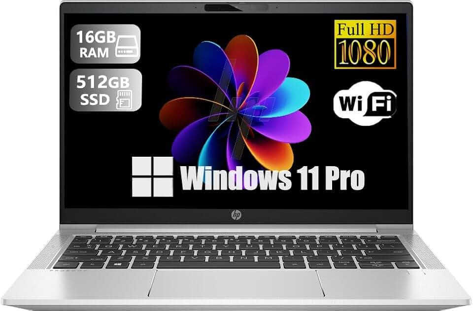 HP ProBook 630 G8 Ordinateur Portable Professionnel, 13,3 Pouces FHD (1920 x 1080), Intel Core i5-1145G7, 16 Go de RAM, SSD de 512 Go, Clavier Japonais QWERTY, Windows 11 Pro (reconditionné)