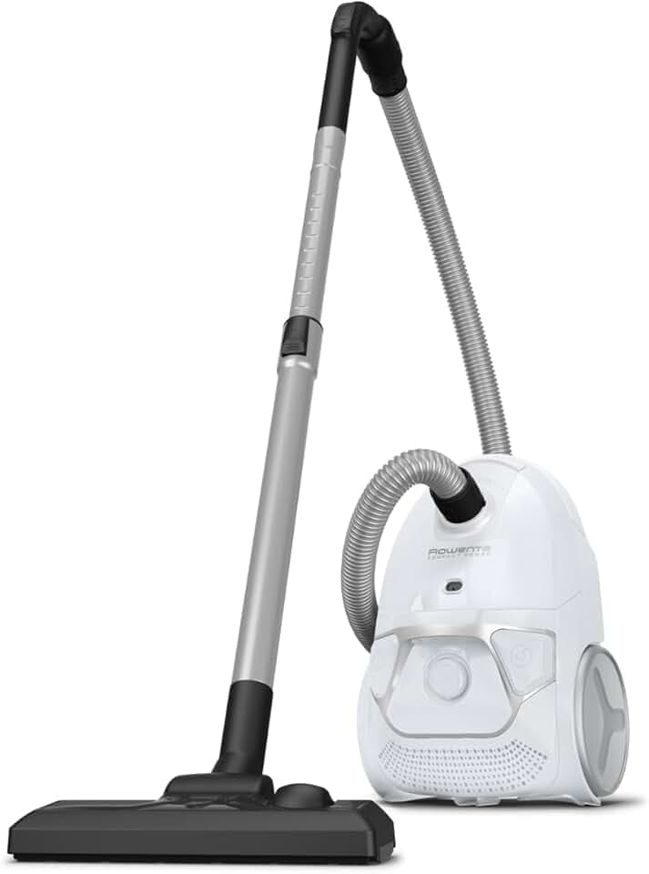 Rowenta - Compact Power Aspirateur avec Sac Capacité RO3927EA - 3 L | Nettoyage sol efficace - Moteur 900 W - Filtration 99.98% - Rayon d'action 8.8 m - Sac Hygiene+ avec fermeture automatique