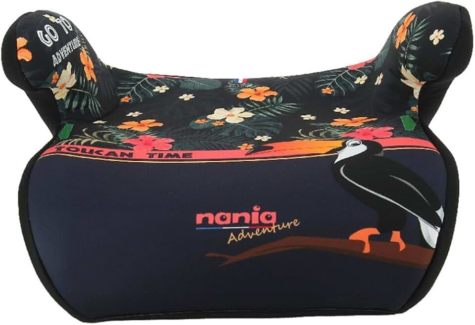 Nania Alpha Réhausseur bas voiture enfant, 6-12 ans, 126-150 cm, Réhausseur Siège Auto, Compact et Léger (< 1 kg), Installation avec la Ceinture de Sécurité PARENT DREAM (Divers8)