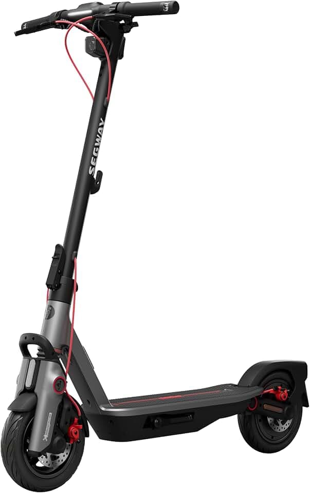 Segway F3 Pro E, Trottinette électrique, Vitesse maximale de 25 km/h, Autonomie de 70 km, Double système de freinage