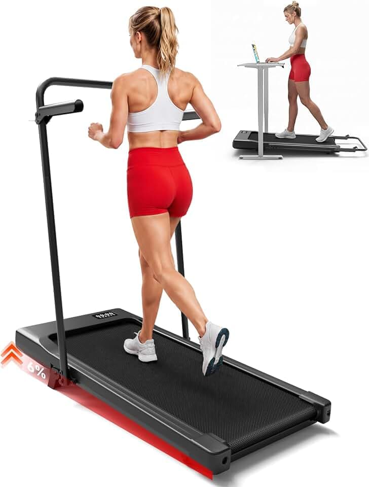 Superun Raceable Tapis de Course Inclinable 2.5HP Tapis de Marche avec Rampes, 1-6km/h, 1-12km/h APP Contrôle Max 136KG Walking Pad Portables avec Parcours d'entraînement et Courses Multi-Coureurs Global Recycled Standard