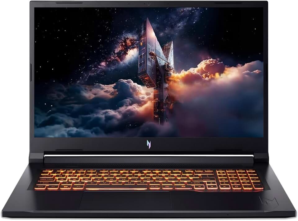 Acer Nitro V 17 AI I PC Portable Gaming 17.3" FHD 144Hz I NVIDIA GeForce RTX 5070 8Go I AMD Ryzen 7 260 I 32Go RAM DDR5 I 1To SSD NVMe I Windows 11 Home I Noir I Clavier FR AZERTY I ANV17-41-R30W