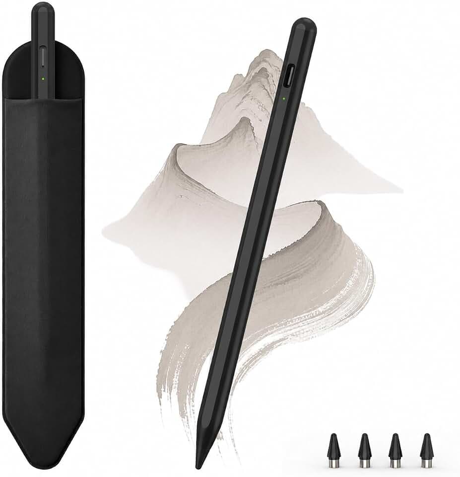 Stylo Tablette Tactile Universel pour Android et iOS, Stylet pour Tablette Compatible avec iPhone, Samsung, Huawei, Lenovo, Xiaomi, Vivo - Charge Rapide 15 Min