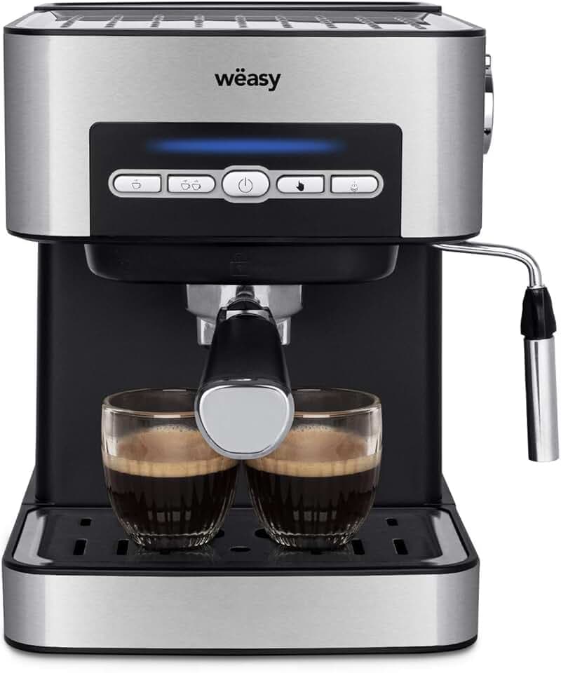 Machine Expresso Automatique Pression, KFX32, 20 Bars, 4 Modes, Réservoir 1.6L, Chauffe-tasses, Buse Vapeur, Filtres & Cuillère à Mesure