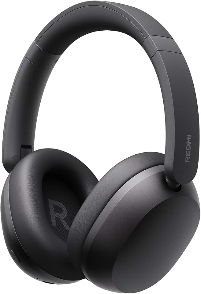 XIAOMI Redmi Headphones Neo, Casque Bluetooth sans Fil Anti-Bruit, Noir | Transducteur 40 mm, audio filaire Hi-Res, appels antibruit IA à 3 micros, Bluetooth 5.4, Fast Pair