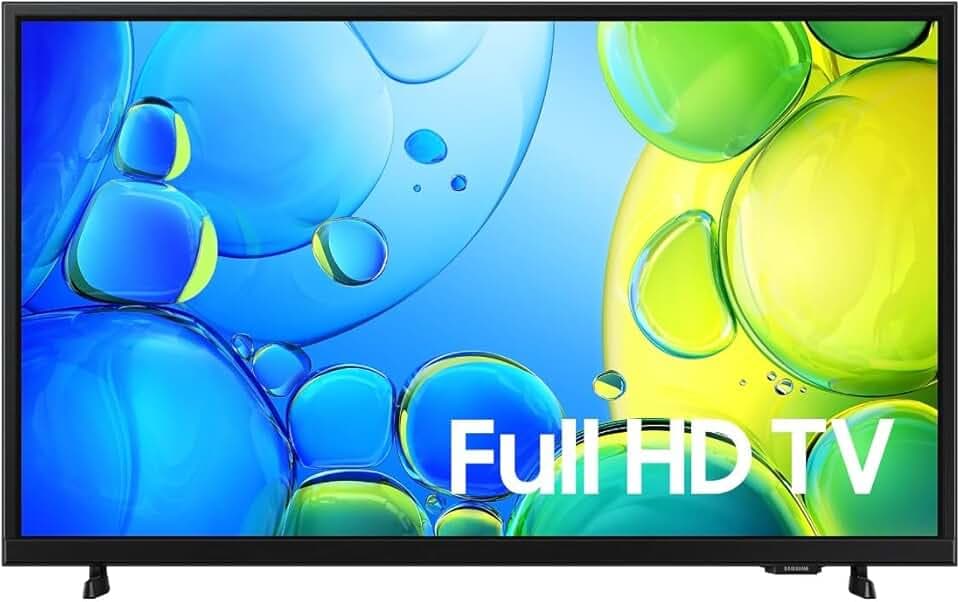 Samsung TV 32 Pouces Full HD F6005 4K Smart TV, Plus de Contraste avec HDR, Son avec OTS Lite, Plus de 500 canaux TV Plus et Vos données protégées Knox Security