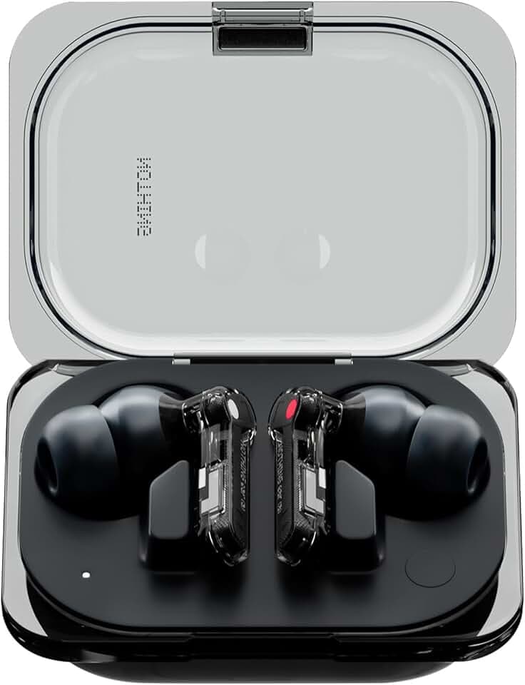Nothing Ear (a) ecouteurs Bluetooth sans Fil avec Intégration de ChatGPT, Réduction Active du Bruit, Algorithme Bass Enhance et Jusqu’à 42,5 Heures d’écoute - Noir
