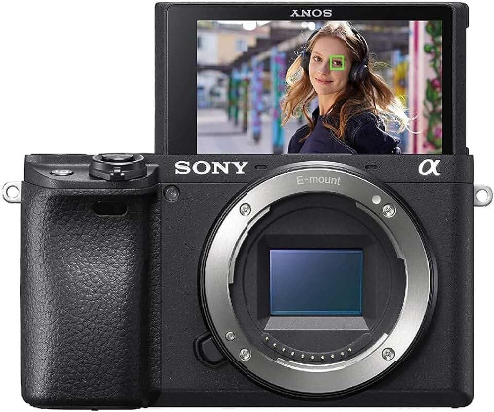 Sony Alpha 6400 | Appareil Photo Numérique Hybride APS-C (24, 2 MP, AF en 0.02s, Suivi des Yeux, 4K HLG, Ecran Selfie Vlogging) | Garantie 3 ans offerte. Provenance France. Emballage securisé. Livré avec Facture dont TVA.