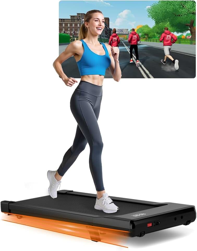 Copant Raceable Tapis de Marche avec Inclinaison, Tapis Roulant avec Courses Multi-Coureurs, Max 136KG 159KG APP Contrôle Tapis de Course avec Cours de Formation, Adapté aux Équipements de Haut Tech Global Recycled Standard